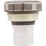 Suction Assy, WW Super Hi-Flo, 3-1/4"hs, 2"s, White/ss : 640-3630S V