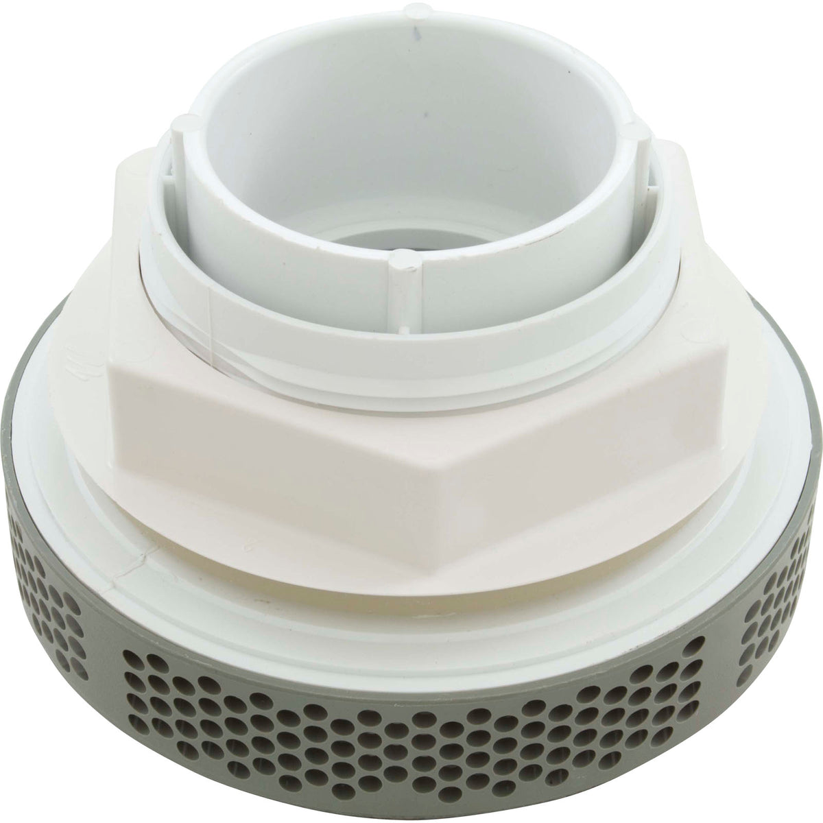 Suction Assy, WW Super HiFlo, 5"fd, 3-1/4"hs, 2"s, Gray : 640-3787 V - Waterway Plastics - 8.06105E+11 - PartsForSpas.com