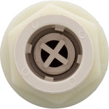 Air Ctrl, WW, 1 -5/16"hs, 1-11/16"fd, Crescent, White, 1/2" : 660-3300