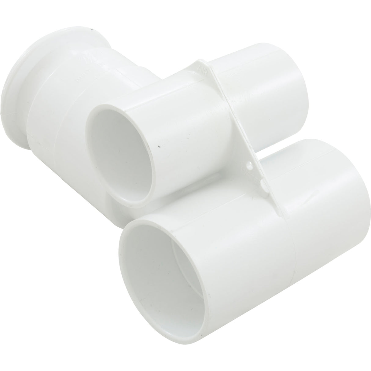Jet Body, WW Poly Gunite, a1-1/2"s, w2"s, Tee, White : 210-3700
