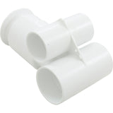Jet Body, WW Poly Gunite, a1-1/2"s, w2"s, Tee, White : 210-3700
