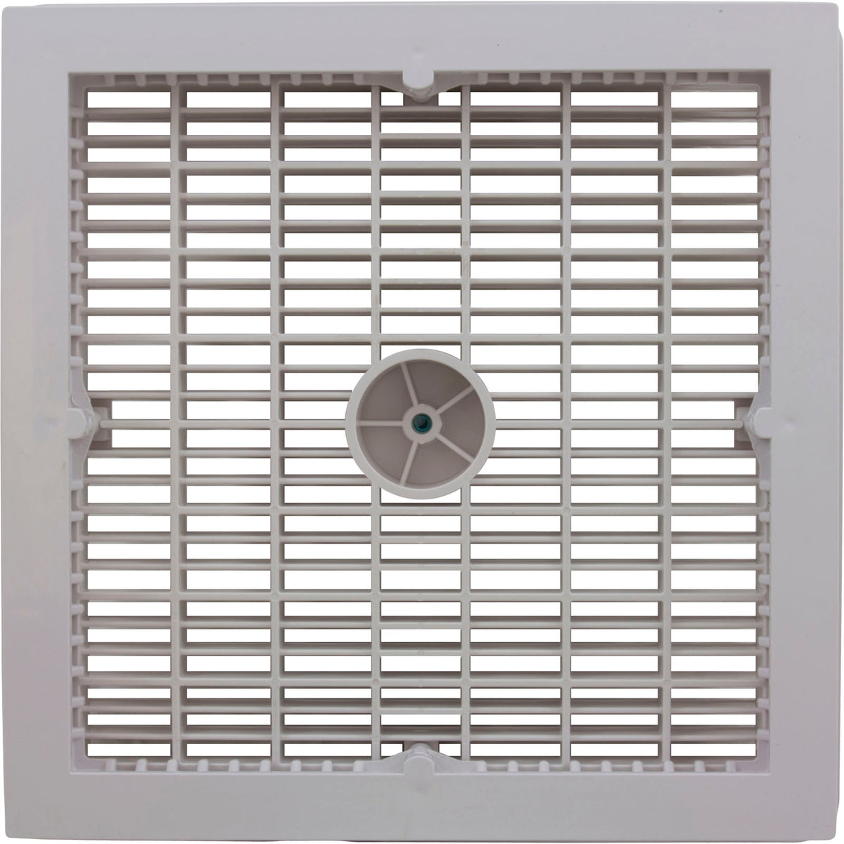 Main Drain Assembly, Aquastar, 12" Square Wave, White : WAV12WR101