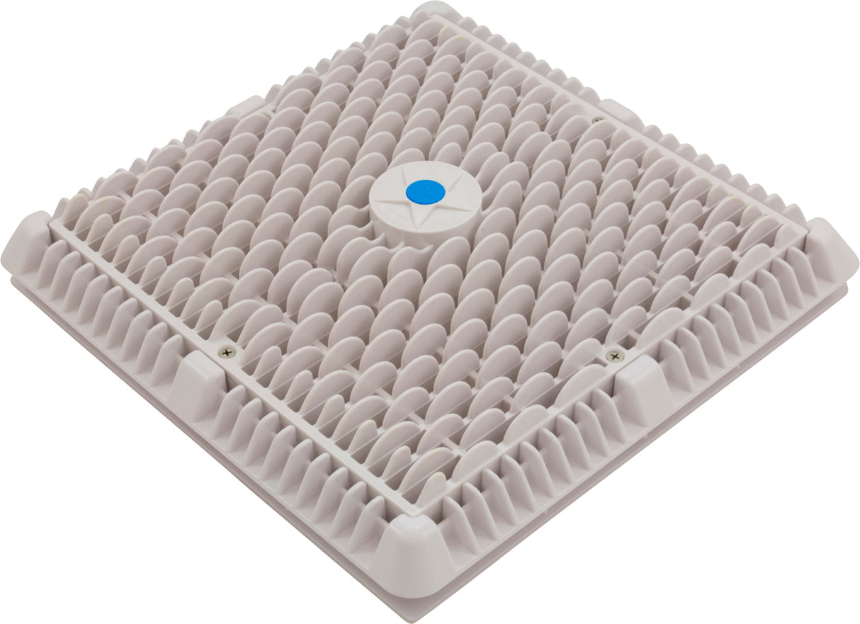 Main Drain Assembly, Aquastar, 12" Square Wave, White : WAV12WR101