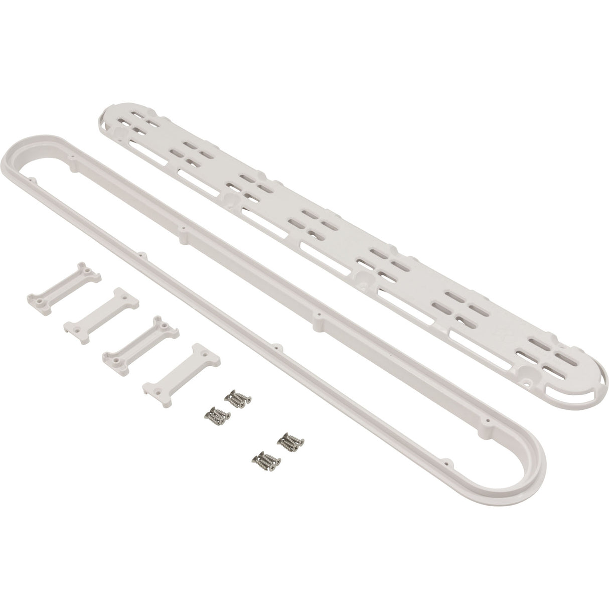 Channel Drain Cover, Aquastar, 32", Anti-Entrap, w/Frame, Wht : 32CDAVFR101