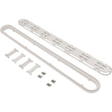 Channel Drain Cover, Aquastar, 32", Anti-Entrap, w/Frame, Wht : 32CDAVFR101