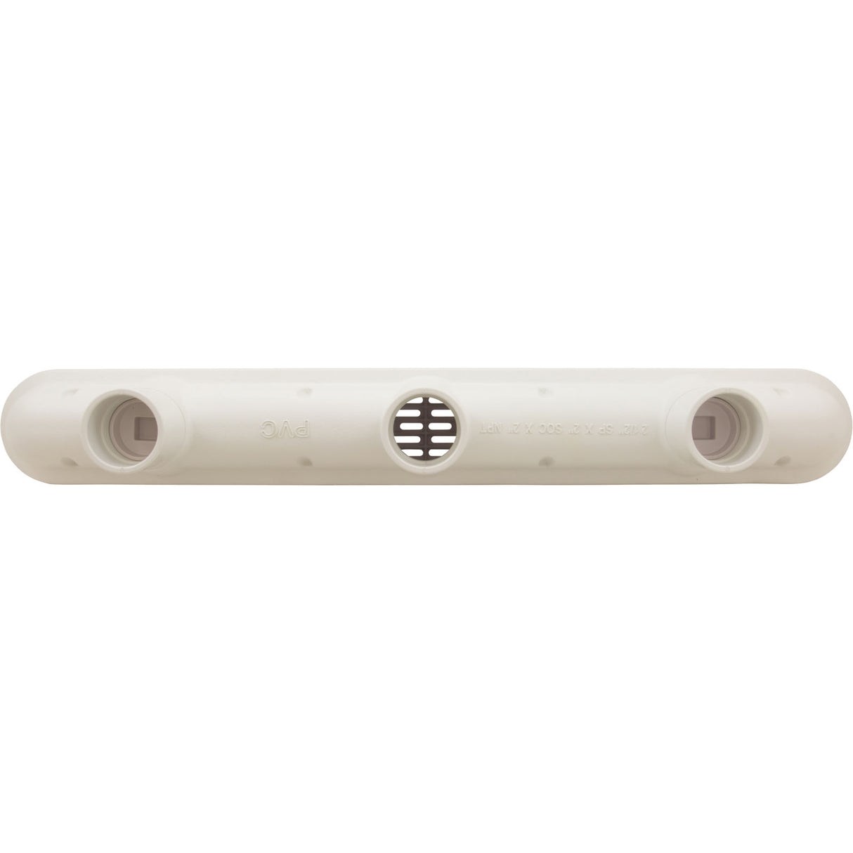 Channel Drain, Aquastar, 32", Flat Grate, For Concrete, White : 32CDFL101