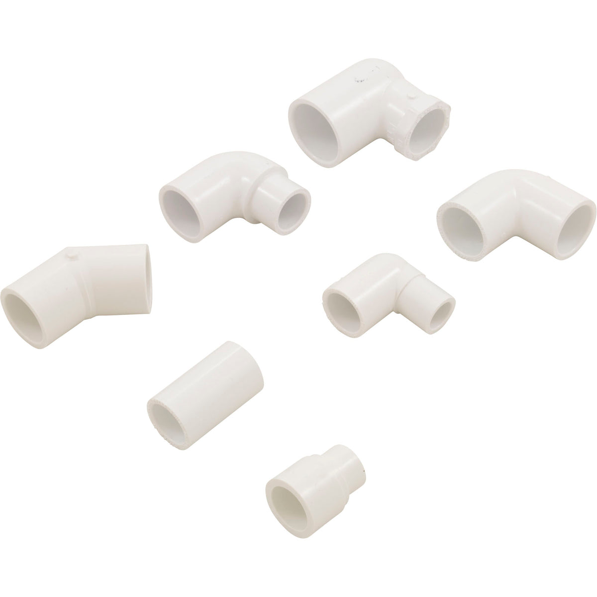 Jet Cmplt, Jac Whirl BMH, 2"hs, Dir, Smth, a1/2"s, w3/4"s, Wht, Kit : HC31940
