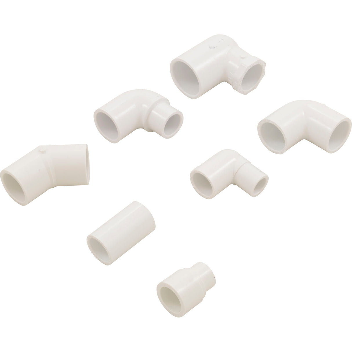 Jet Cmplt, Jac Whirl BMH, 2"hs, Dir, Smth, a1/2"s, w3/4"s, Wht, Kit : HC31940