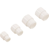 Jet Cmplt, Jac Whirl BMH, 2"hs, Dir, Smth, a1/2"s, w3/4"s, Wht, Kit : HC31940