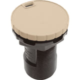 Air Ctrl, BWG/HAI Slimline, 1-3/4"hs, 2-1/2"fd, Nchd, Bone, 1" : 10-2310BON