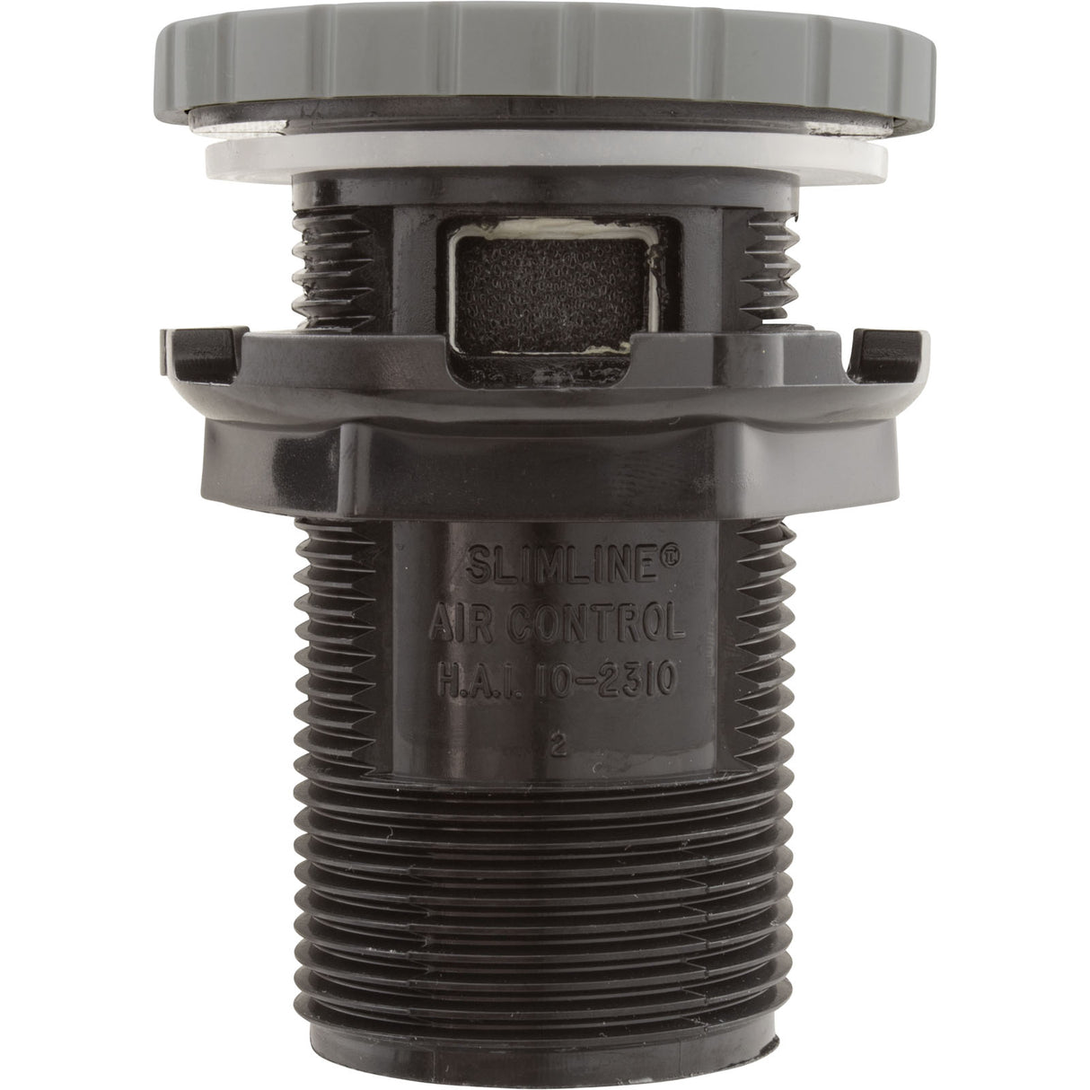 Air Ctrl, BWG/HAI Slimline, 1-3/4"hs, 2-1/2"fd, Nchd, Gry, 1" : 10-2310GRY