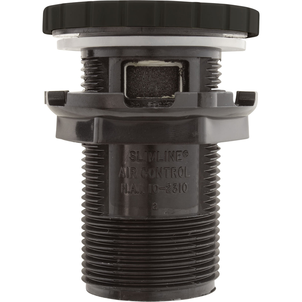 Air Ctrl, BWG/HAI Slimline, 1-3/4"hs, 2-1/2"fd, Nchd, Blk, 1" : 10-2310BLACK
