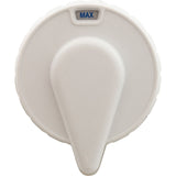 Air Ctrl, BWG/HAI Slimline, 1-3/4"hs, 2-1/2"fd, Teardrop, Wht, 1" : 10-2330WHT