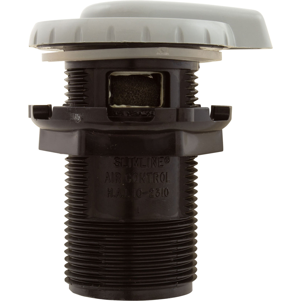 Air Ctrl, BWG/HAI Slimline, 1-3/4"hs, 2-1/2"fd, Teardrop, Gry, 1" : 10-2330GRY