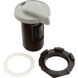 Air Ctrl, BWG/HAI Slimline, 1-3/4"hs, 2-1/2"fd, Teardrop, Gry, 1" : 10-2330GRY