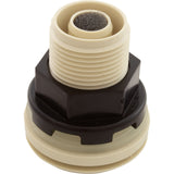 Air Ctrl, BWG/HAI Mini, 1-1/8"hs, 1-11/16"fd, Crescent, Bone, 1/2" : 10-2200BON