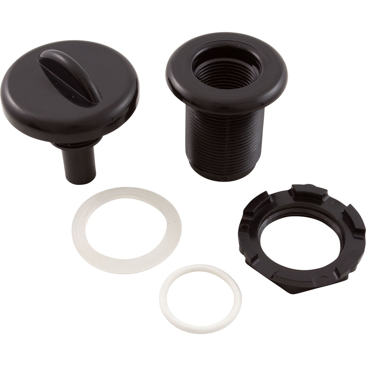 Air Ctrl, BWG/HAI Std, 1-3/4"hs, 2-5/8"fd, Crescent, Blk, 1" : 10-2100BLK