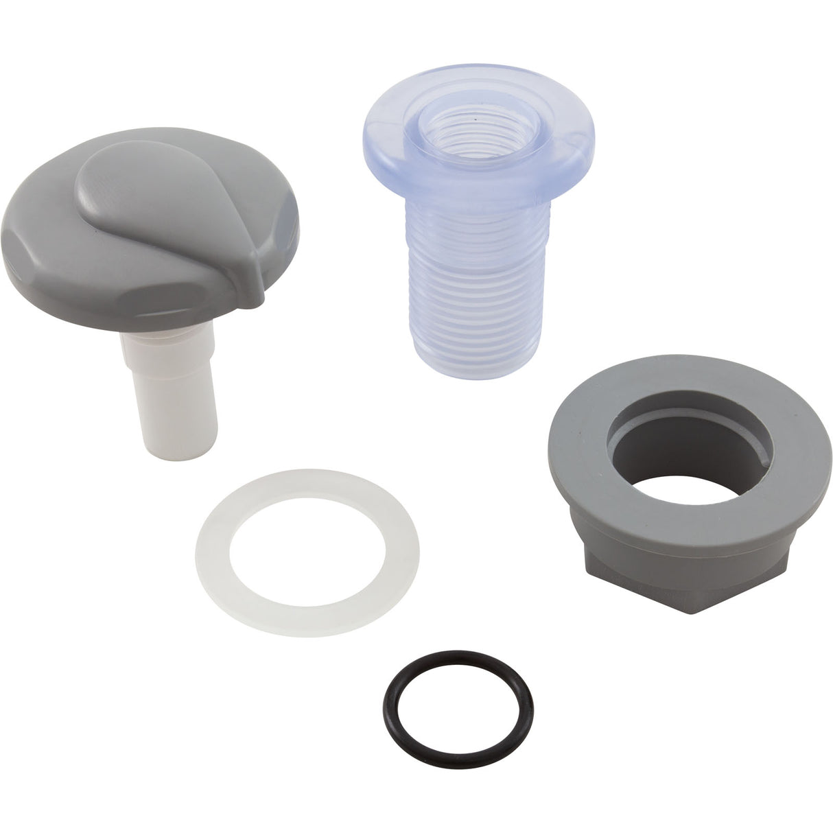 Air Ctrl, CMP, Mini, 1-1/8"hs, 1-11/16"dia, Cresent, Gry, 1/2" : 25099-001-000