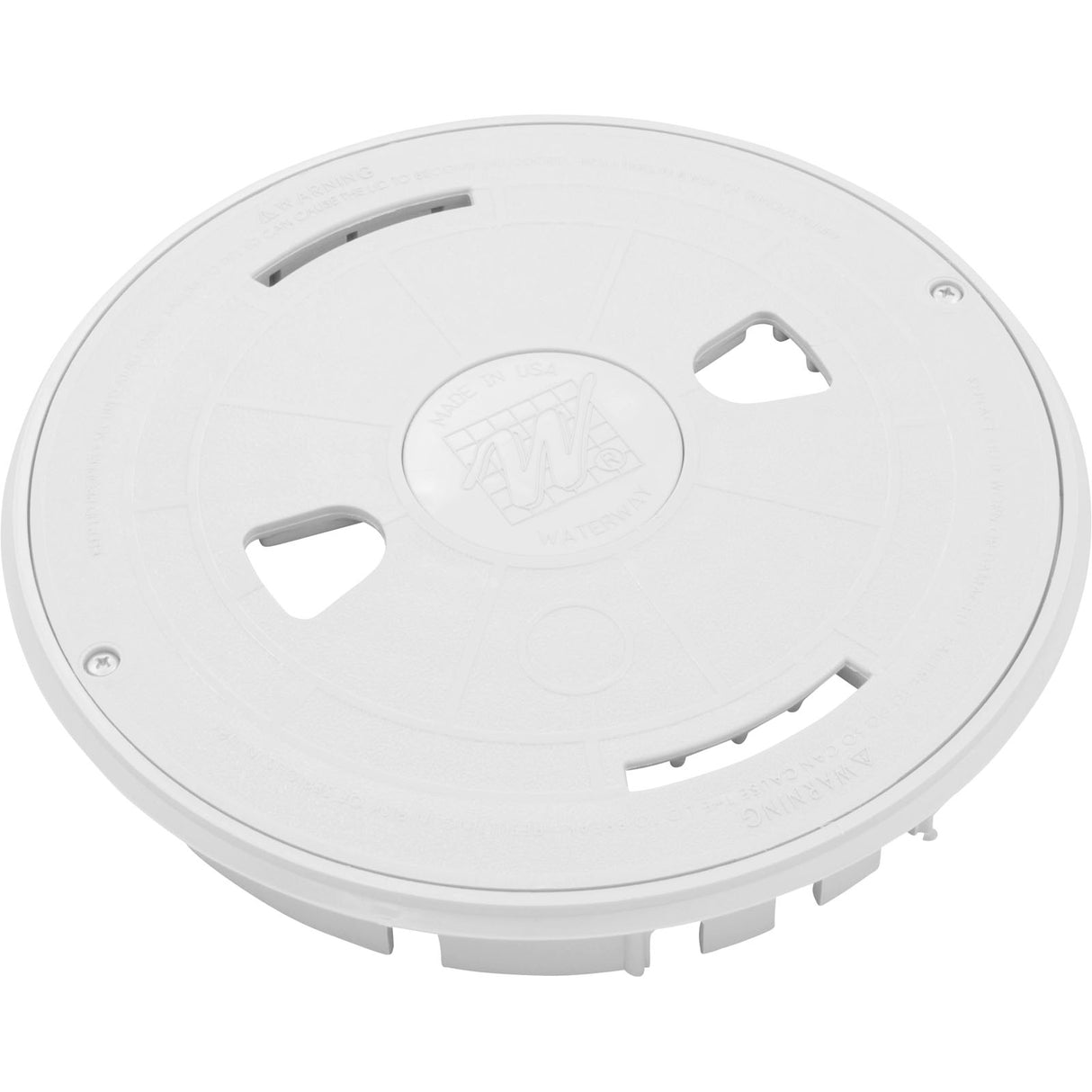 Renegade Skimmer Lid & Mount Ring Assy-Wht : 540-6460 - Waterway Plastics - 540-6460 - PartsForSpas.com