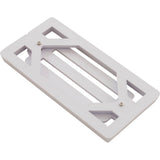 Gutter Drain, Pentair 2" x 4" 3-Bar Frame & Grate, White : 542038