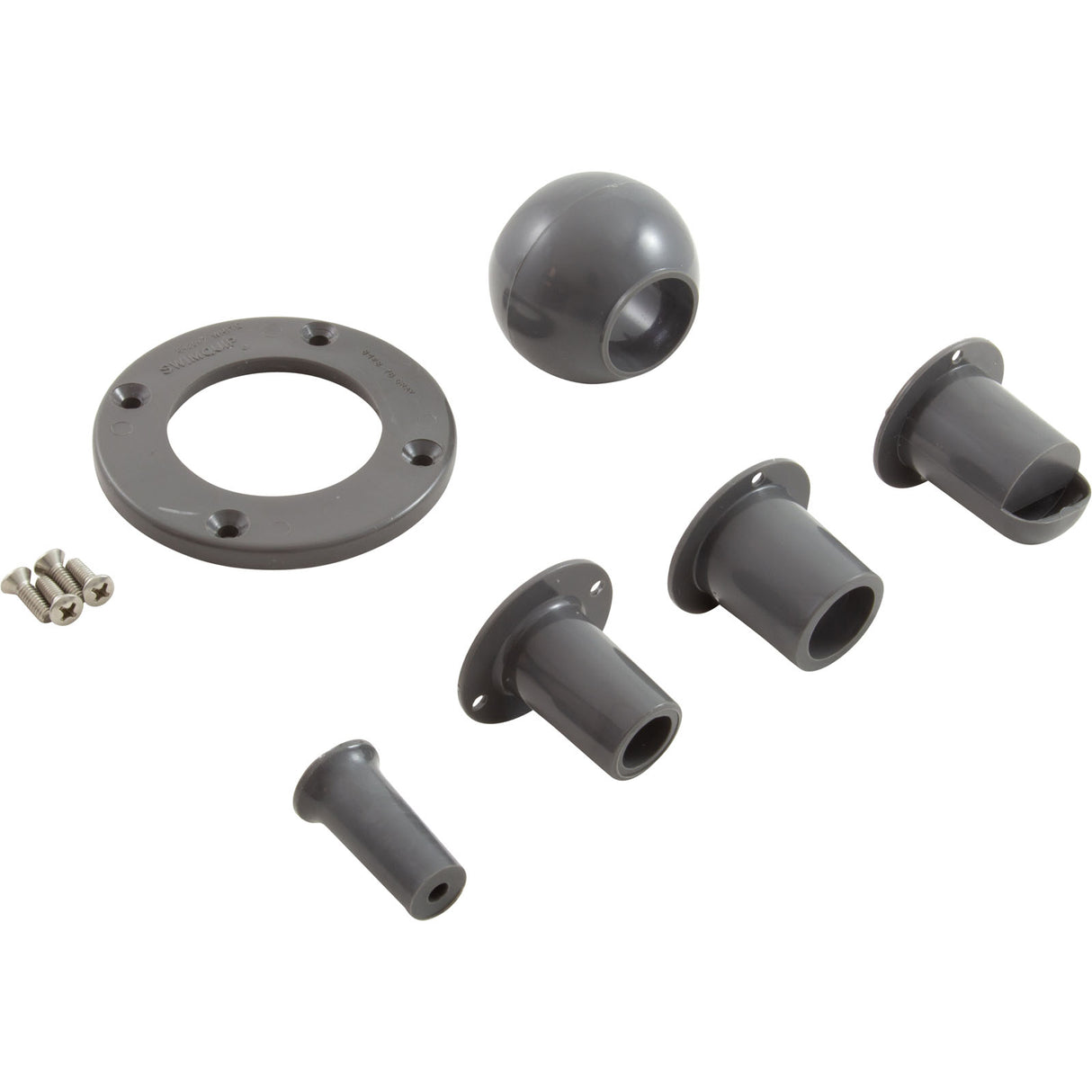 Eyeball Inlet, Pentair, 1-1/4", Gunite, Gray : 08428-0001B