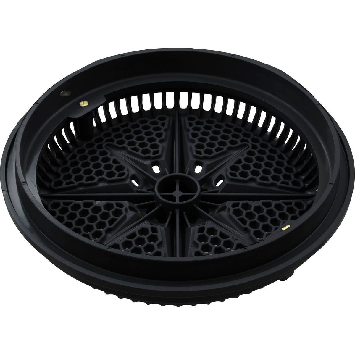 Main Drain Grate, PentairStarGuard, 8", 112gpm, Black, Long Ring : 500100 - Pentair Pool Products - 7.8838E+11 - PartsForSpas.com