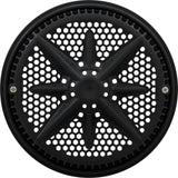 Main Drain Grate, PentairStarGuard, 8", 112gpm, Black, Long Ring : 500100
