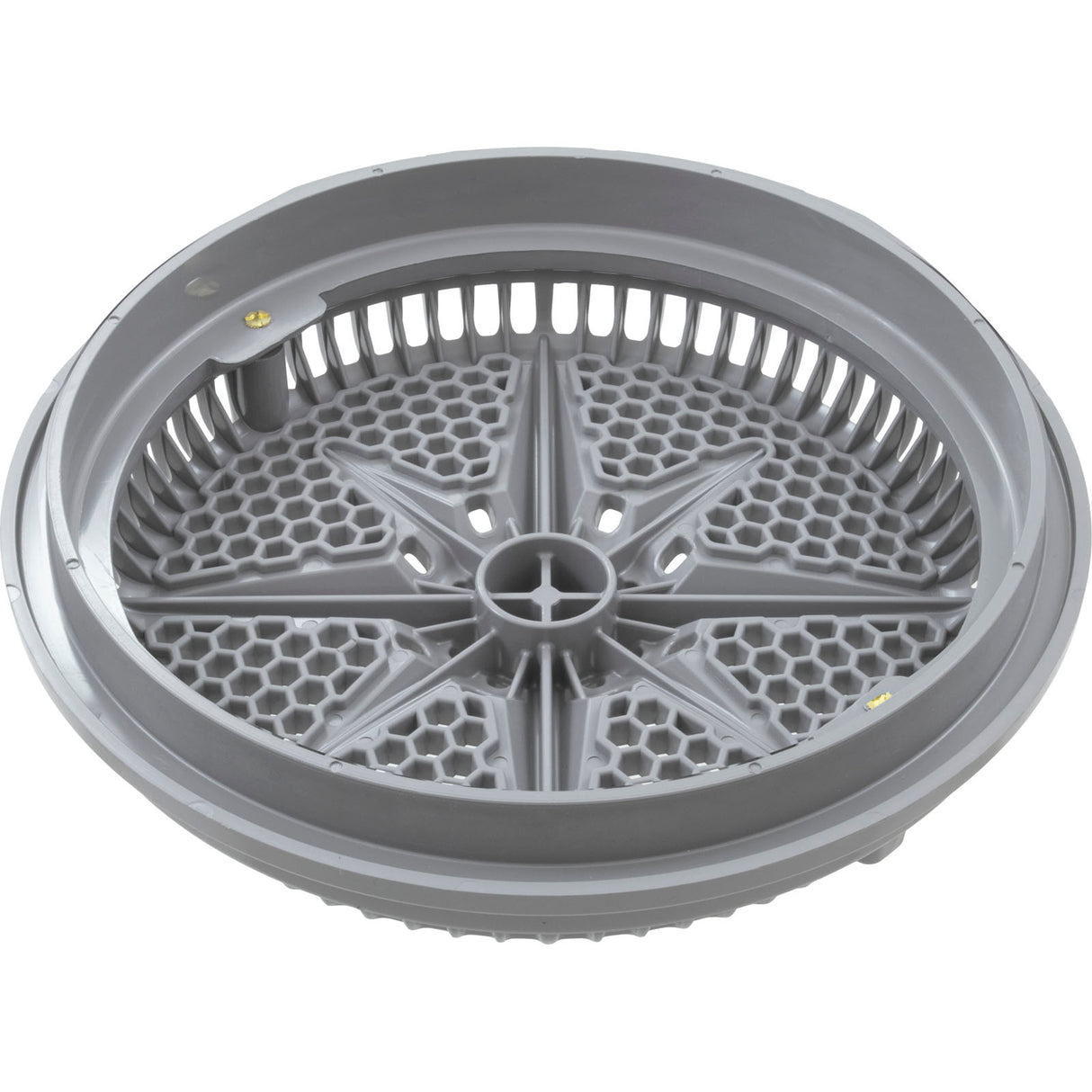 Main Drain Grate, PentairStarGuard, 8", 112gpm, Gray, Long Ring : 500102