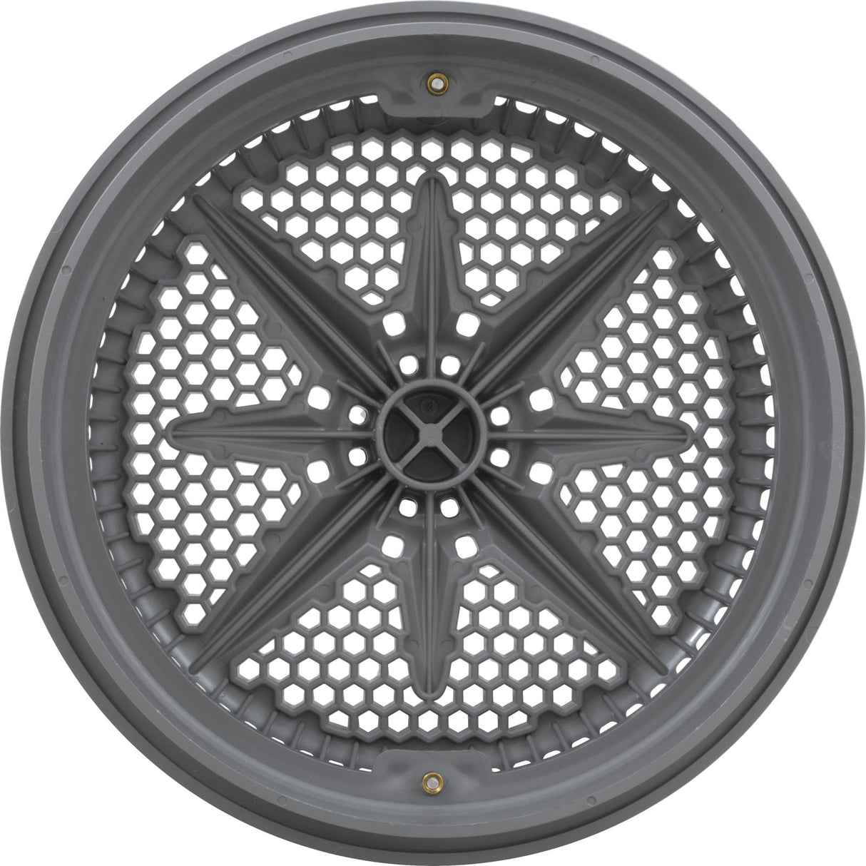 Main Drain Grate, PentairStarGuard, 8", 112gpm, Gray, Long Ring : 500102