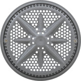 Main Drain Grate, Pent StarGuard, 8", 112gpm, Gray, qty 2, Lg Ring : 500143