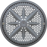 Main Drain Grate, PentStarGuard, 8", 112gpm, Gry, qty 2, Shrt Ring : 500147
