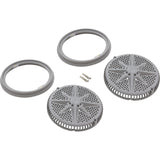 Main Drain Grate, PentStarGuard, 8", 112gpm, Gry, qty 2, Shrt Ring : 500147