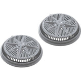 Main Drain Grate, PentStarGuard, 8", 112gpm, Gry, qty 2, Shrt Ring : 500147