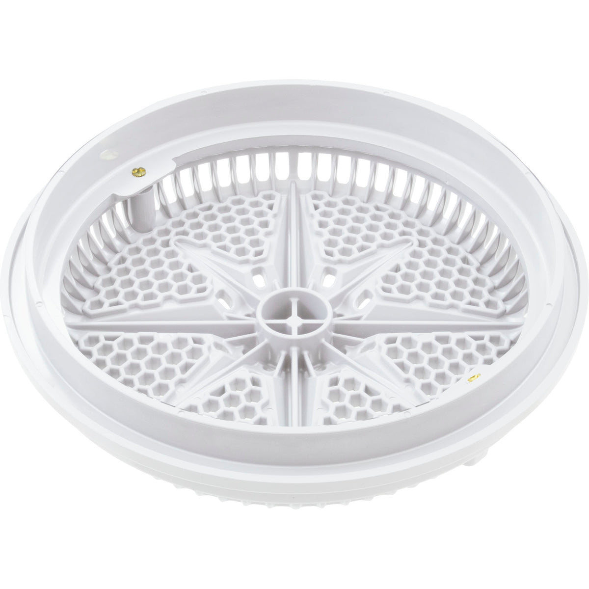 Main Drain Grate, PentStarGuard, 8", 112gpm, Wht, qty 2, Long Ring : 500140 - Pentair Pool Products - 7.8838E+11 - PartsForSpas.com