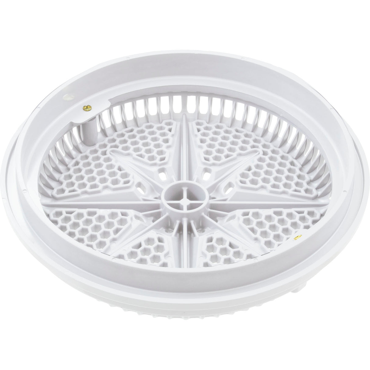Main Drain Grate, PentStarGuard, 8", 112gpm, Wht, qty 2, Long Ring : 500140