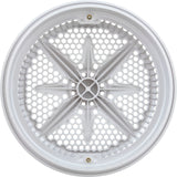 Main Drain Grate, PentStarGuard, 8", 112gpm, Wht, qty 2, Long Ring : 500140