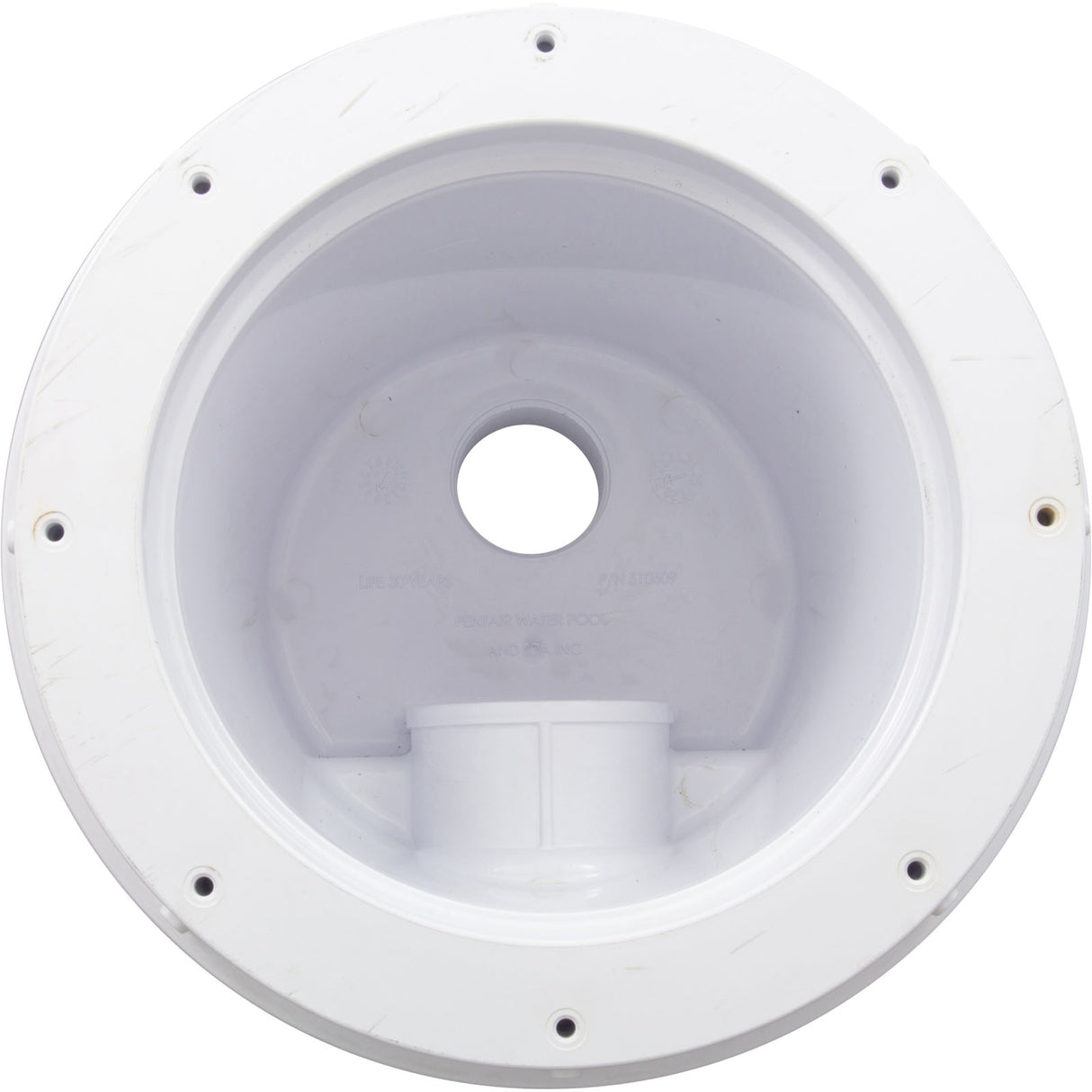 Main Drain, PentStrGrd, 8", 112gpm, 2"Sde, 1-1/2"btm, ABS, Wht, qty2 : 500130