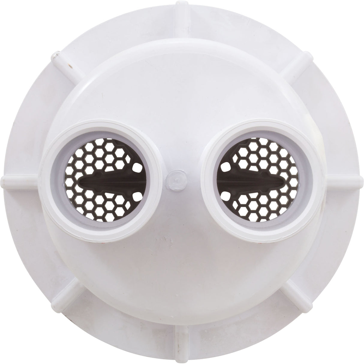 Main Drain, PentStarGuard, 8", 112gpm, 2-2"Btm Port, ABS, Wht, qty2 : 500120