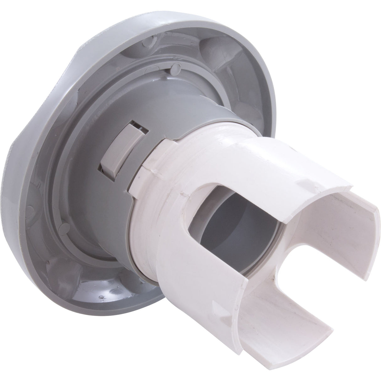 Jet Intl, BWG 3Port Diverter, 4-5/8"fd, Dir, Txt Scal, Gry : 474811WW