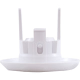 Jet Intl, BWG Luxury Micro, 2-1/2"fd, Dir, Txt Scal, Wht : 941800