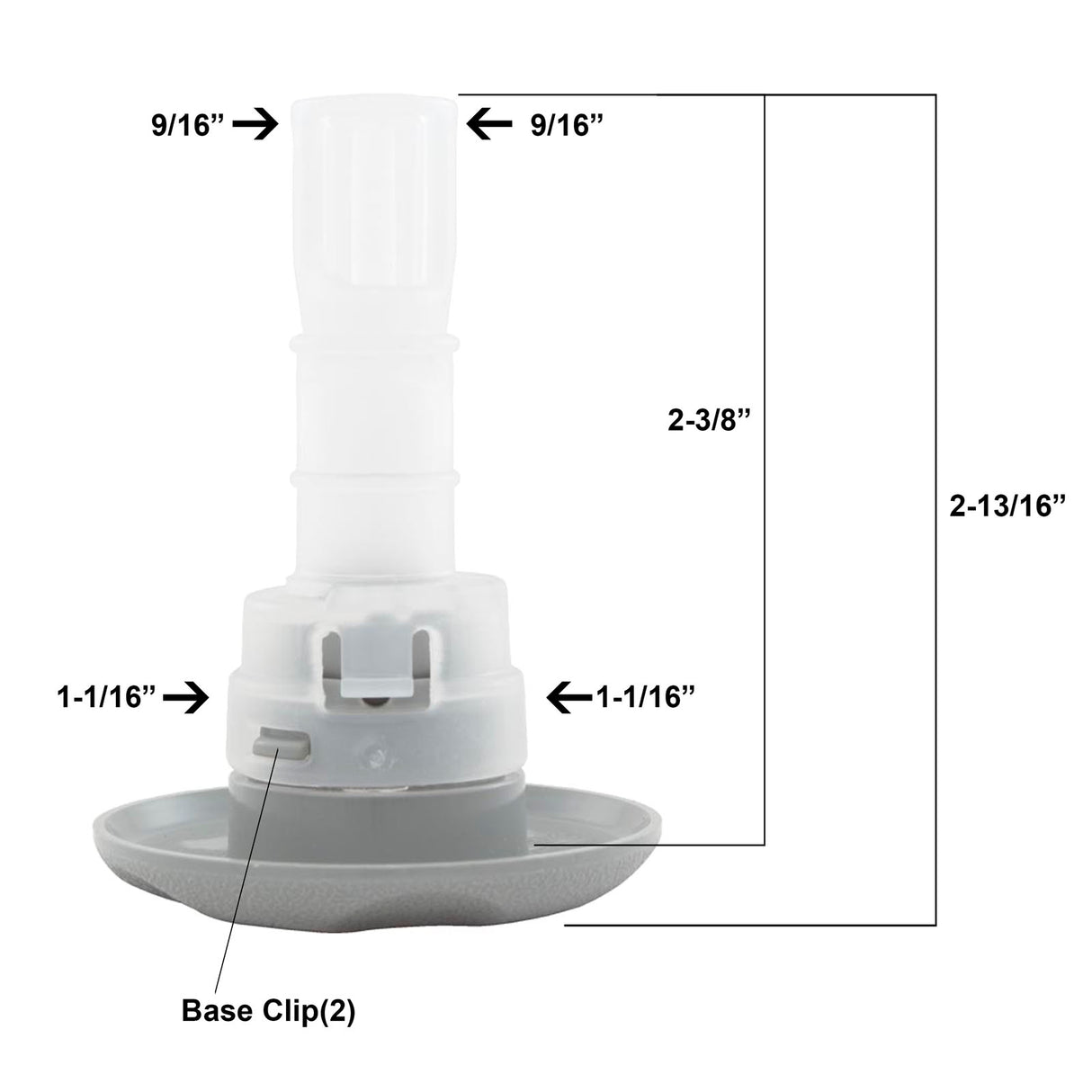 Jet Intl, BWG Cyclone Euro, 2"fd, Dir, Txt Scal, Gry : 900139WW