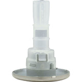 Jet Intl, BWG Cyclone Euro, 2"fd, Twin Roto, Smth, Gry/SS : 940815WW