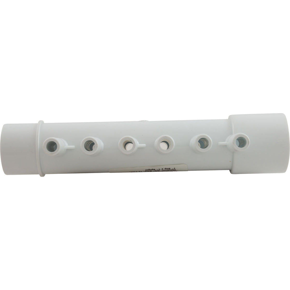 Manifold, 3/8" Barb, 12 Port, 1" Slip x 1" Spigot : 672-0410