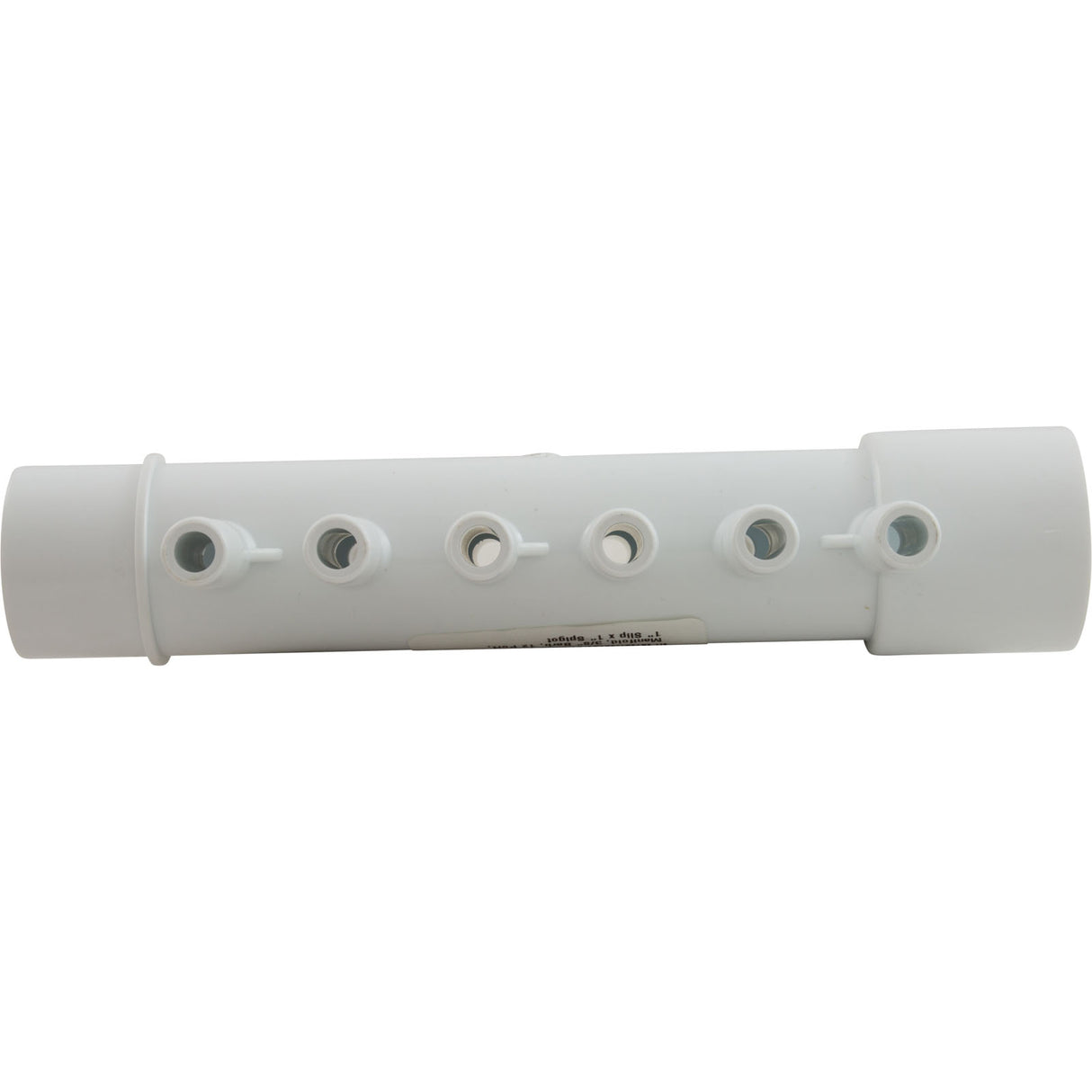 Manifold, 3/8" Barb, 12 Port, 1" Slip x 1" Spigot : 672-0410