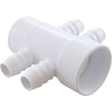 Manifold, 3/4" Barb, 4 Port, 1-1/2" Slip x 1-1/2" Spigot : 72044