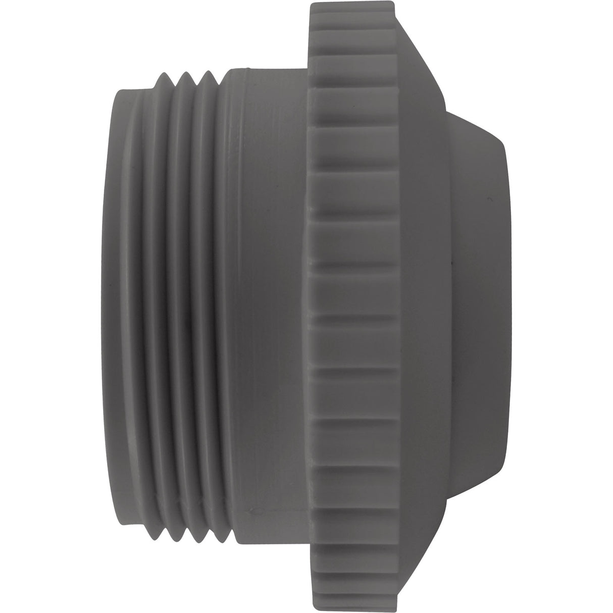 Inlet Fitting, Pentair, 1-1/2"mpt, 1" Orifice, Dk Gray : 540030