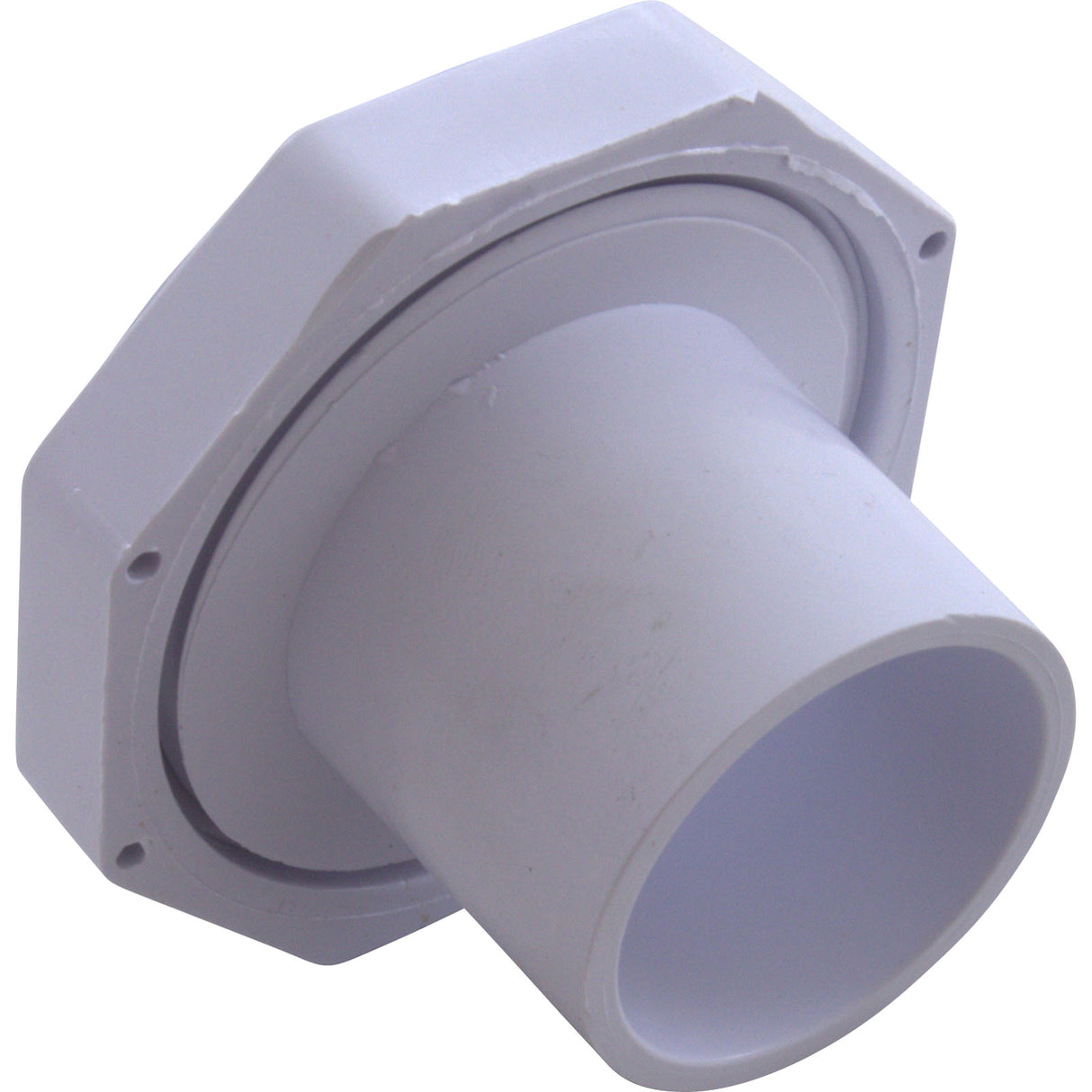 Inlet Fitting, Pentair, 1" Slip, Economy Insider, White : 542000