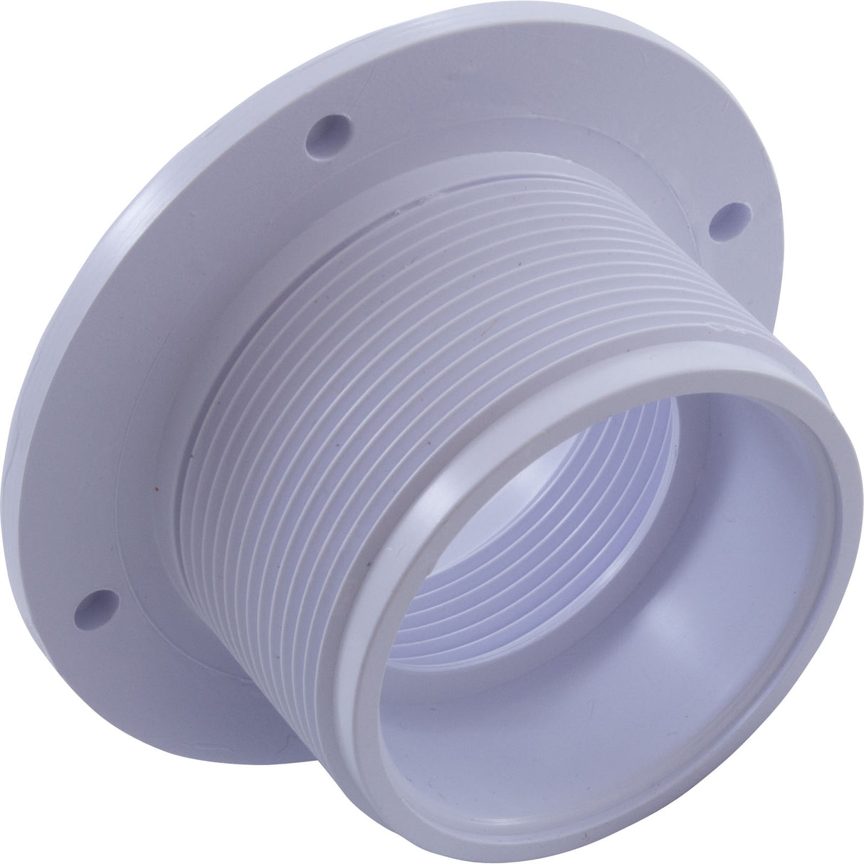 Wall Fitting, Gun, 1-1/2"mpt x 1-1/2"spg, 3-1/2"fd, 2-3/8"hs, Wht : 542405