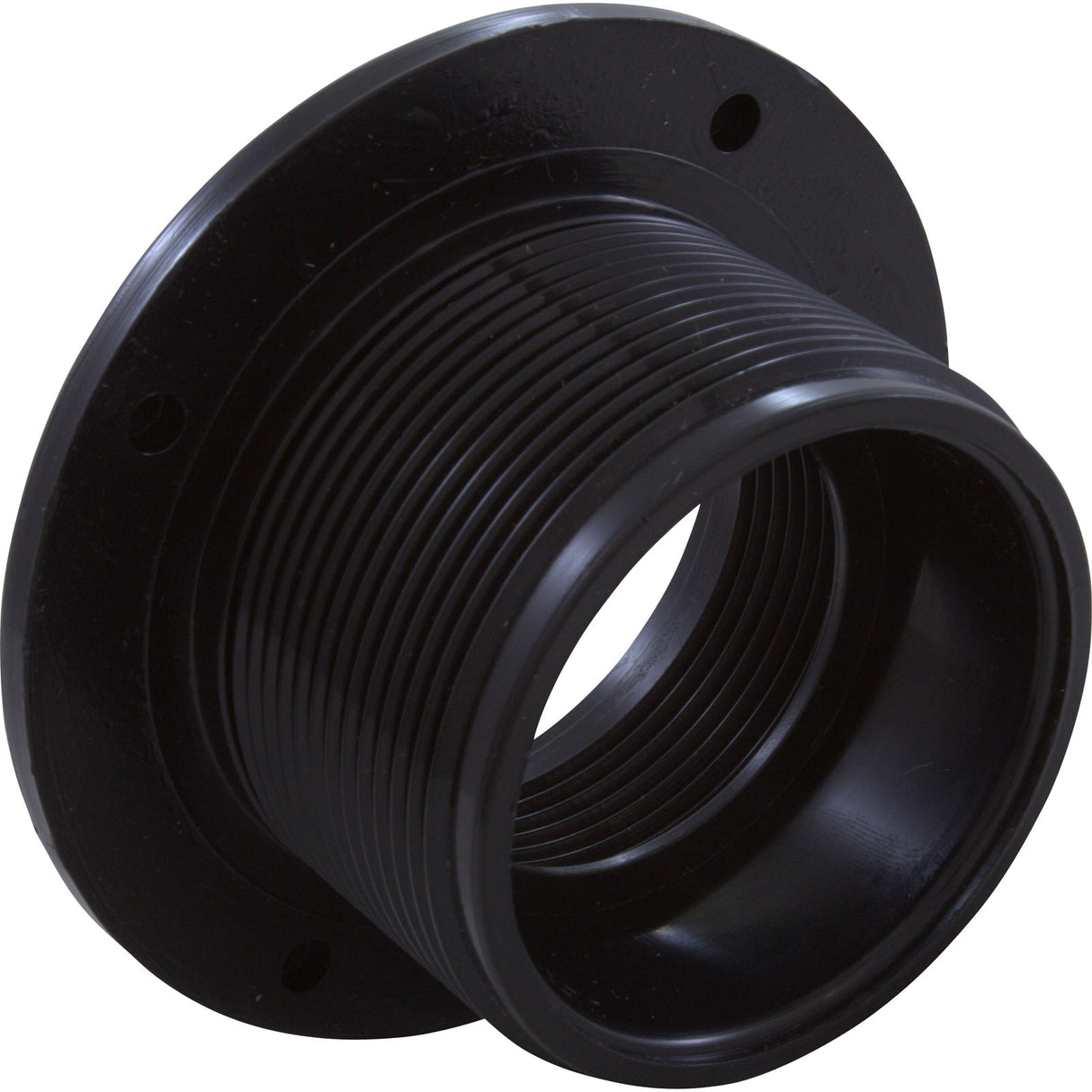 Wall Fitting, Gunite Std Body, 1-1/2"mpt x 1-1/2"spg, Blk : 542419