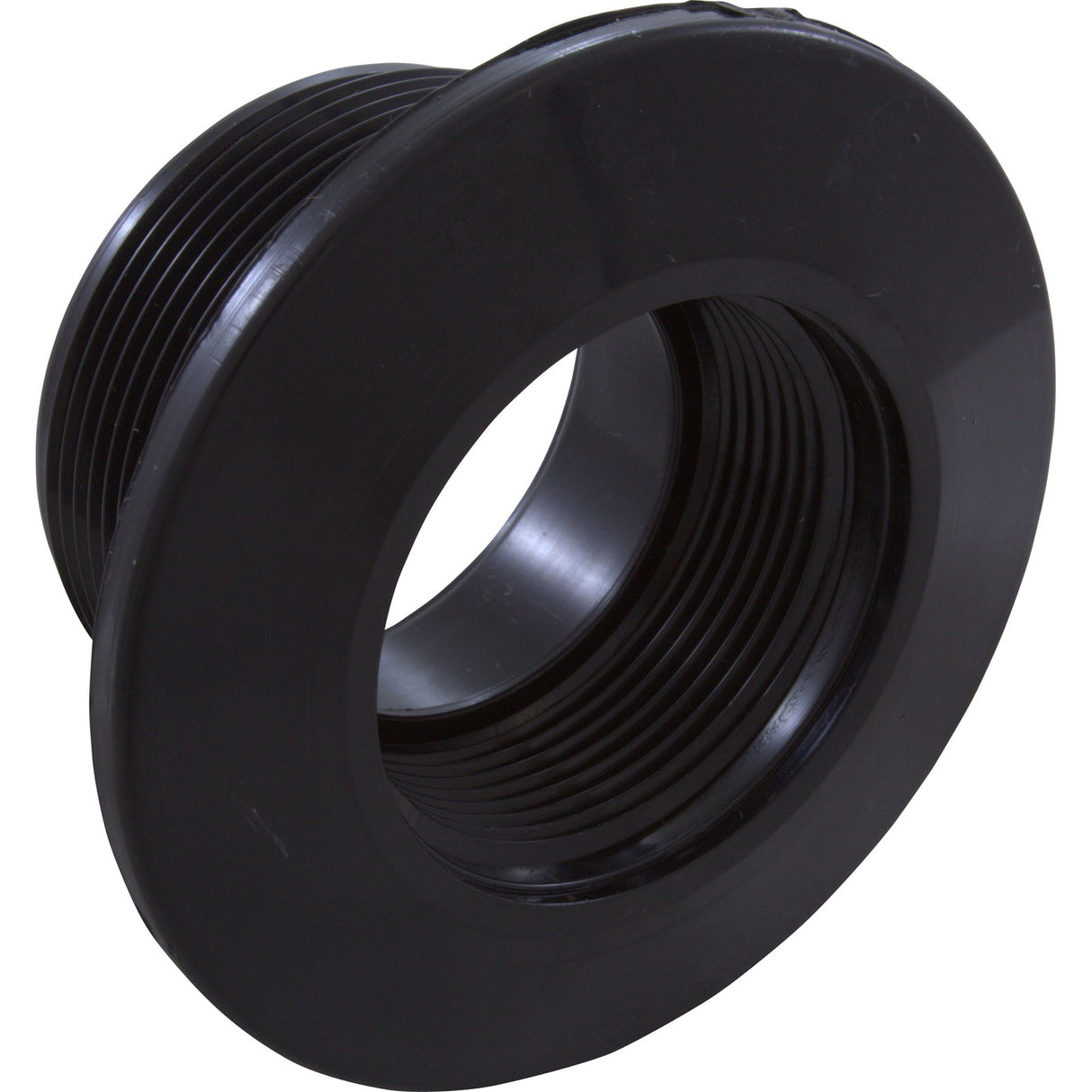 Wall Fitting, Gunite Std Body, 1-1/2"mpt x 1-1/2"spg, Blk : 542419